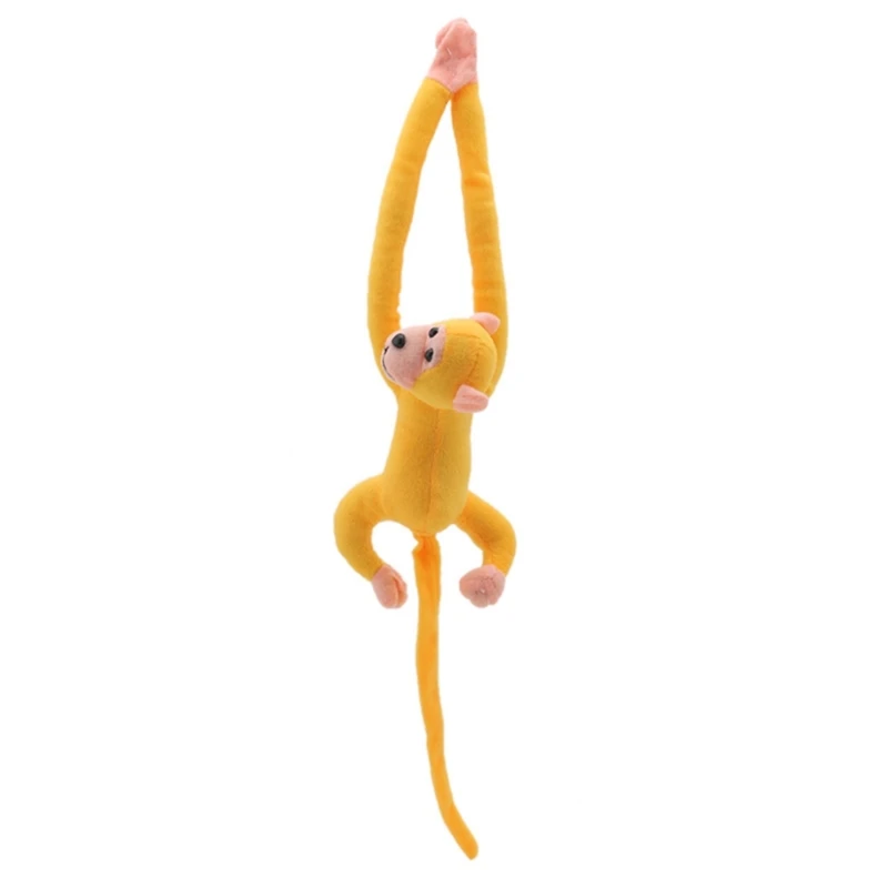 Peluche mono rosa colgante