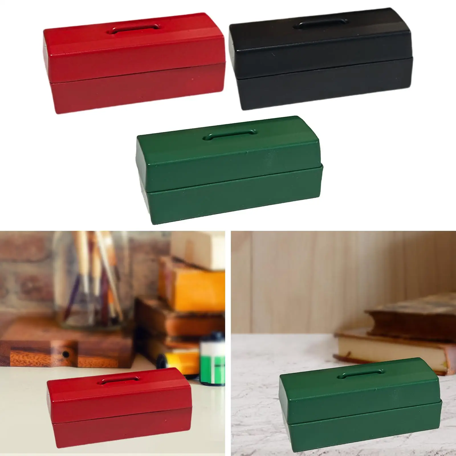 1/12 Dollhouse Tool Box Dollhouse Accessories for Attic Study Room Bedroom