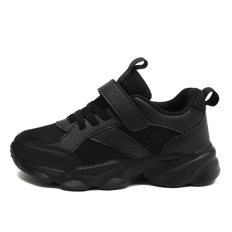 Zapatos deportivos infantiles blancos con suela antideslizante suave