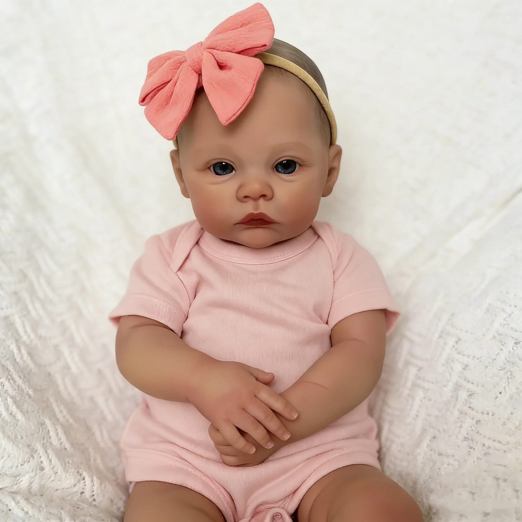 Muñeca Reborn artesanal de vinilo completo para niñas – Coleccionable - imagen 5