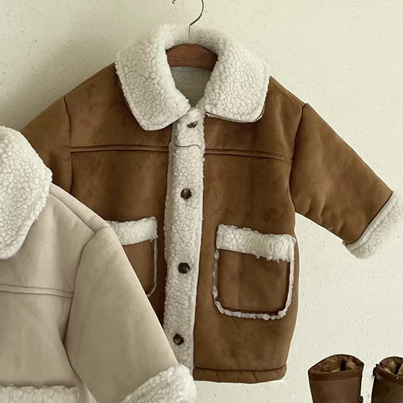 Chaqueta de lana gruesa para niños – Cálida otoño e invierno - imagen 2