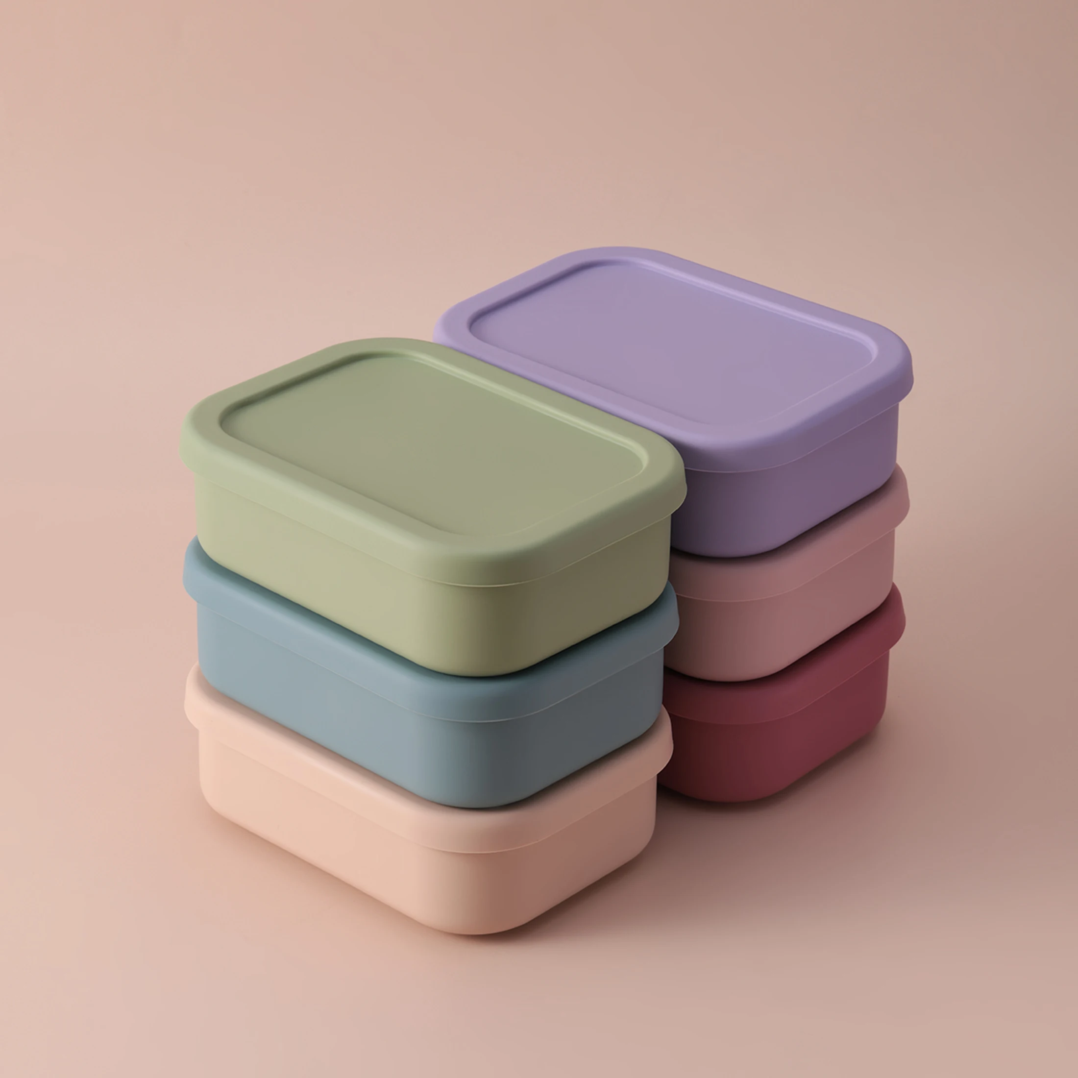 Fiambrera infantil de silicona hermética sin BPA