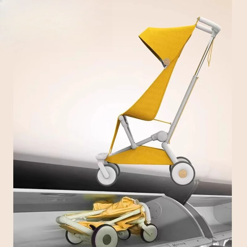 ‌ Portabebés aprobado por avión de 3,8 KG, mochila para cochecito, portátil, diseño de seguridad plegable con una sola mano, cochecito ligero de alto tráfico - imagen 5