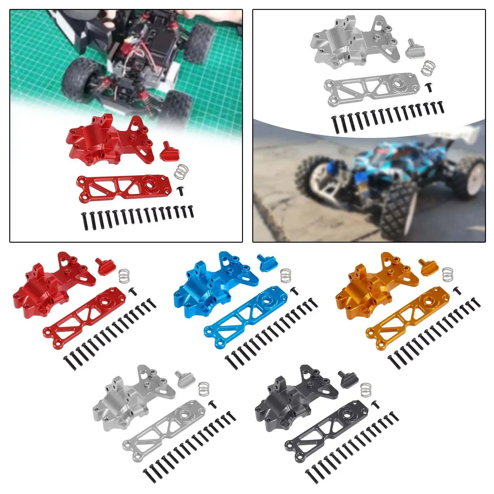Front Upper Gearbox Cover RC Car Sturdy Easy Installation Multiuse RC Vehicle Supplies Replacements for 16209 16208 16210 H16PL