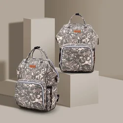 Bolso maternal grande con porta-bebé y compartimento para pañales