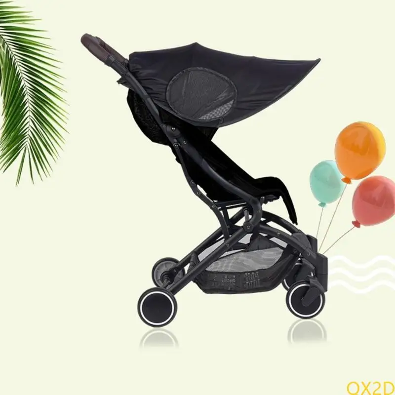 QX2D universal cochecito para bebés sunshade carro carruaje solar tono cubierta accesorios cochecito para - imagen 4