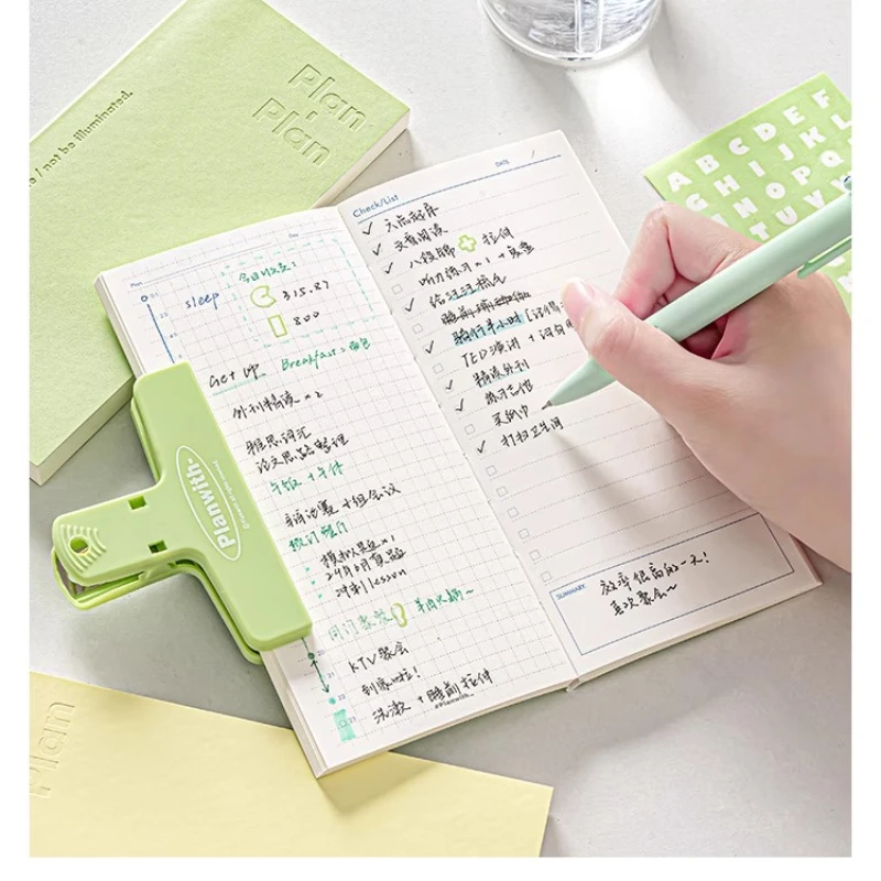 Libro planificador semanal de 80 hojas, cuaderno para chica, manual de semanas Kawaii, regalo de graduación atractivo, Plan diario, semanal y diario - imagen 4