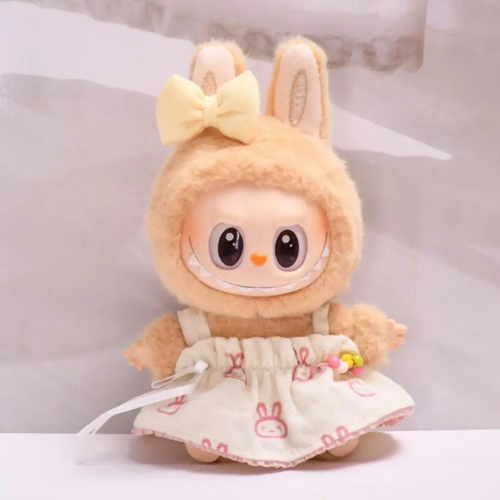 Clothing Set for 15cm Plush Doll, Bunny Costume, DIY Dress Accessories