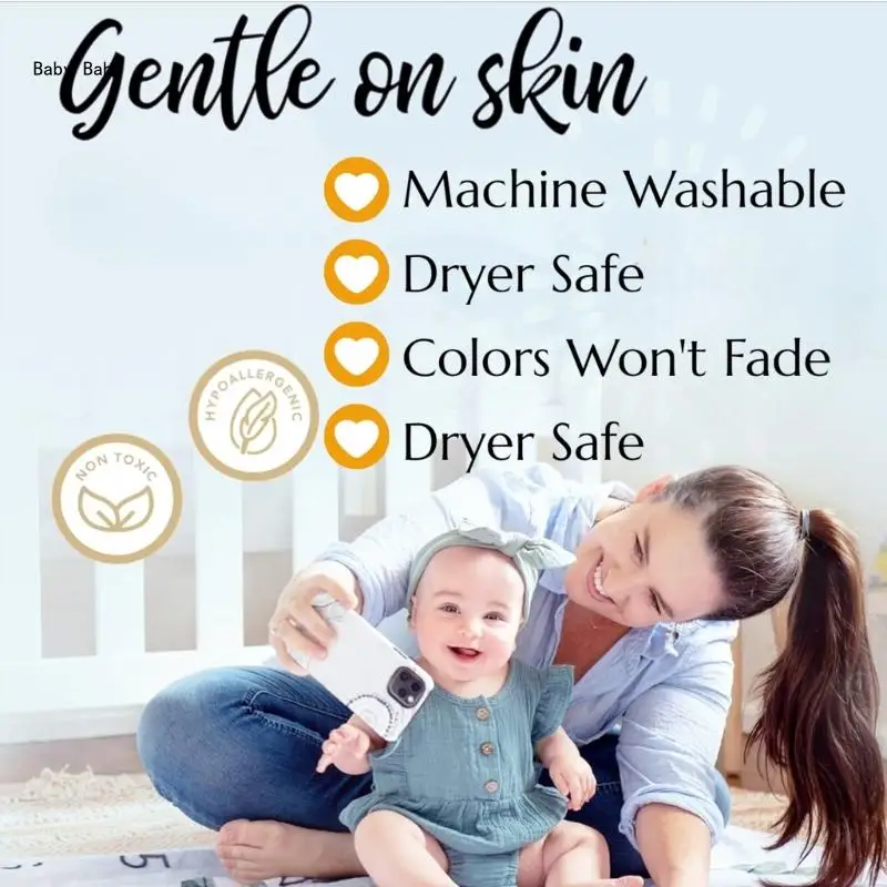 Manta hitos para recién nacidos, regalo ducha fondo crecimiento mensual para primer año, regalo ducha Q81A - imagen 2