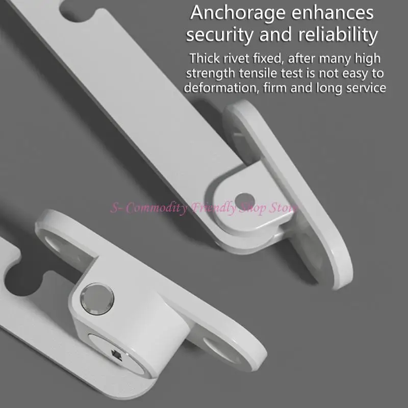 85ae Localización ventana puertas seguridad para niños Restrictor ventana duradero Lock a prueba niños Durable - imagen 2