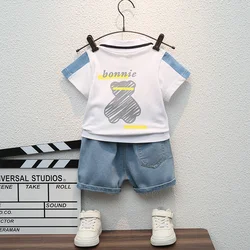 Conjunto verano bebé: camiseta y short de algodón suave