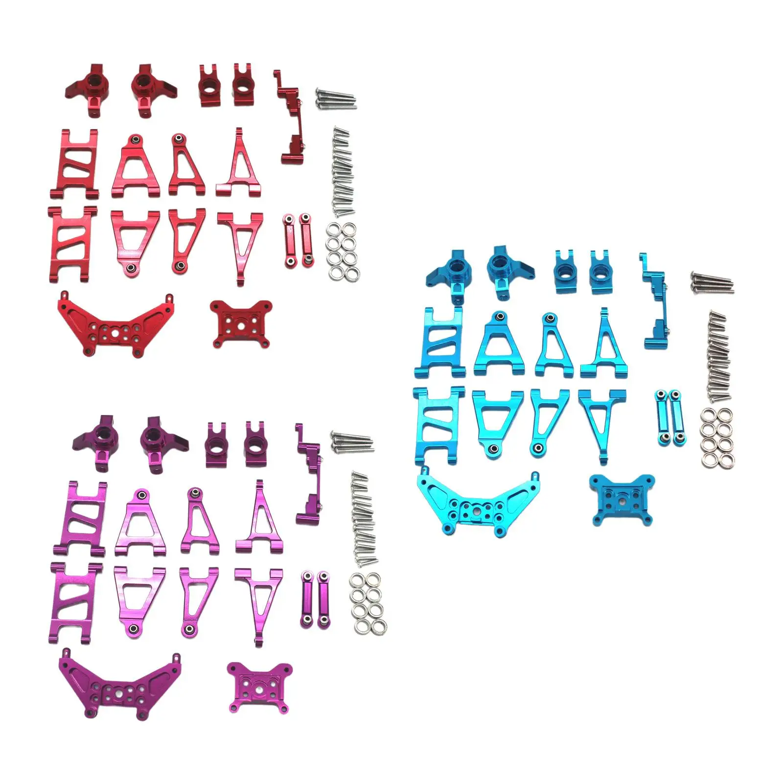 Aluminium Accessories Set Spare Part Professional Replaces for 1/14 14301 14302 14303 RC Car Part DIY Crawler Model Accessory