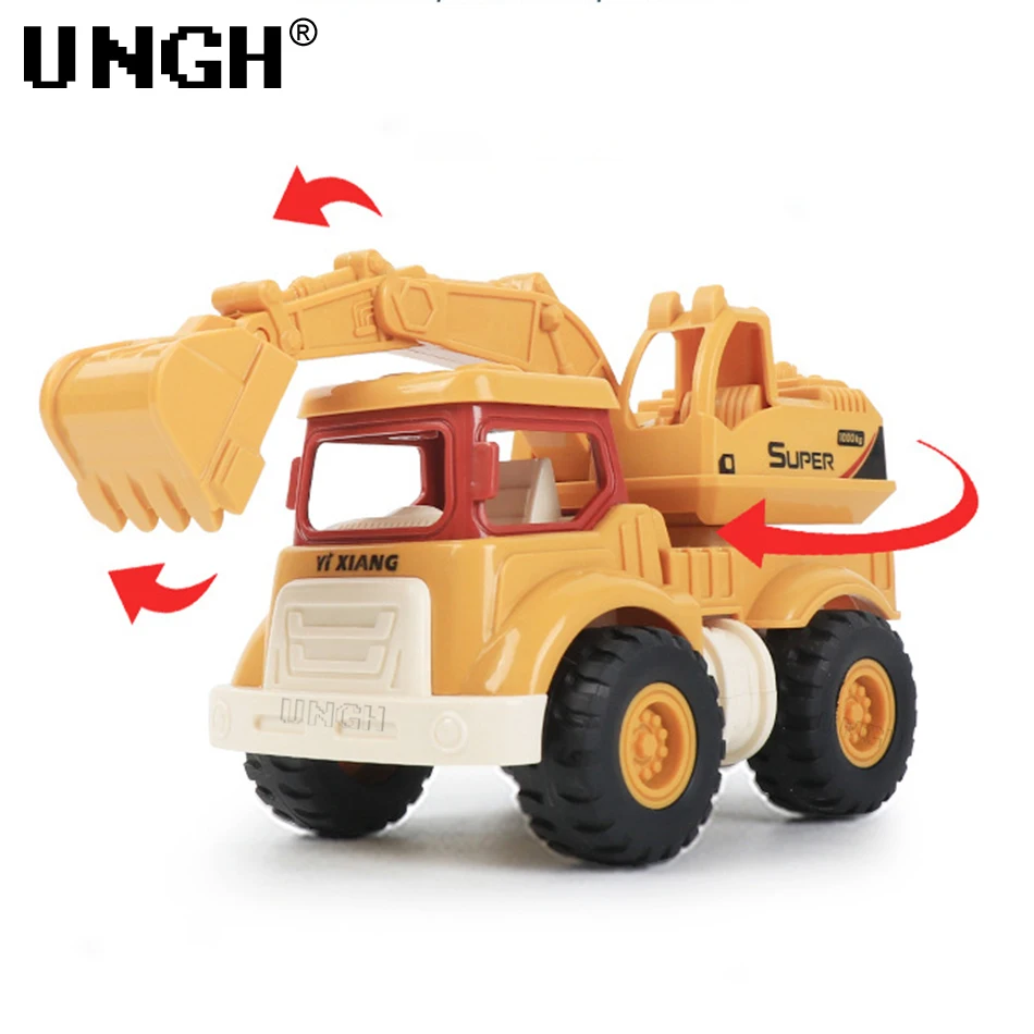 Pack vehículos de construcción para niños: grúa y excavadora - imagen 4