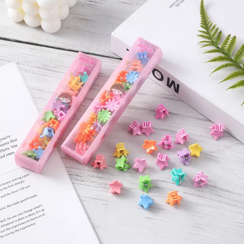 Pinzas para el cabello para niños en caja: bonitos y versátiles accesorios para el cabello de color dopamina, duraderos y suaves para el cabello de los niños pequeños, perfectos para el uso diario - imagen 2