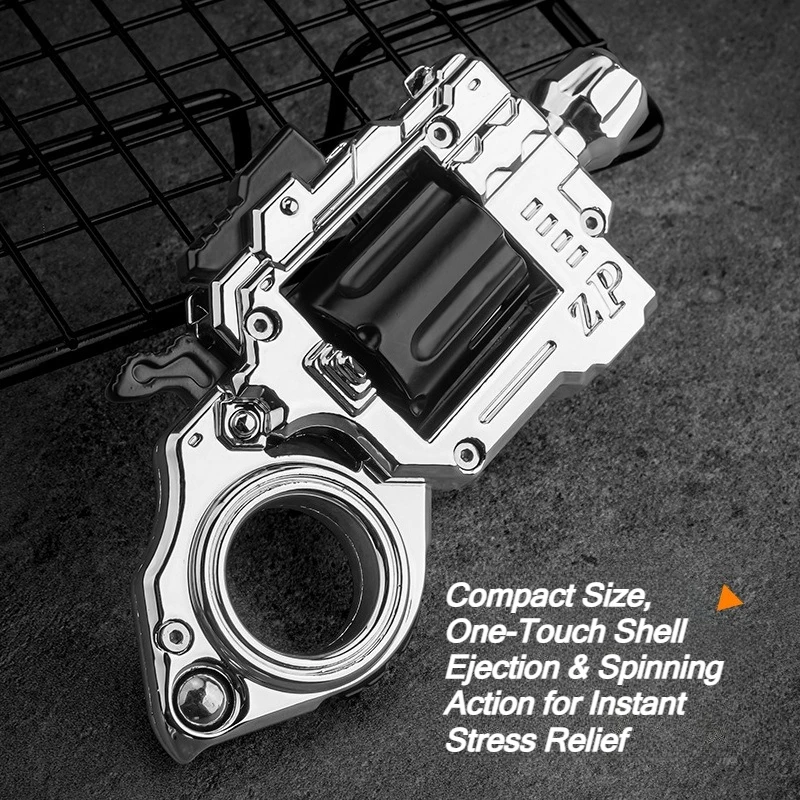 Fidget spinner Revolver de metal – Juguete antiestrés para niños