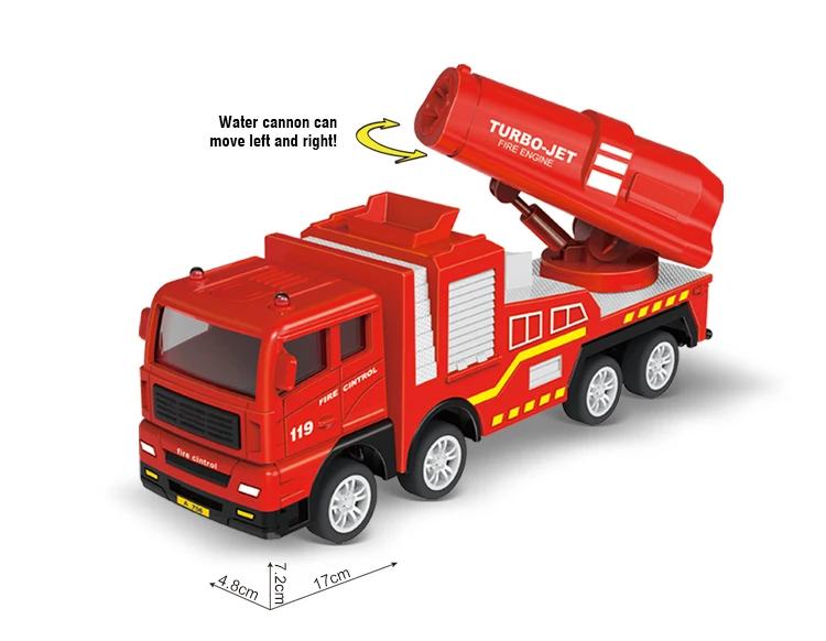 Camión de Bomberos con Escalera Extensible – Juguete Infantil - imagen 4