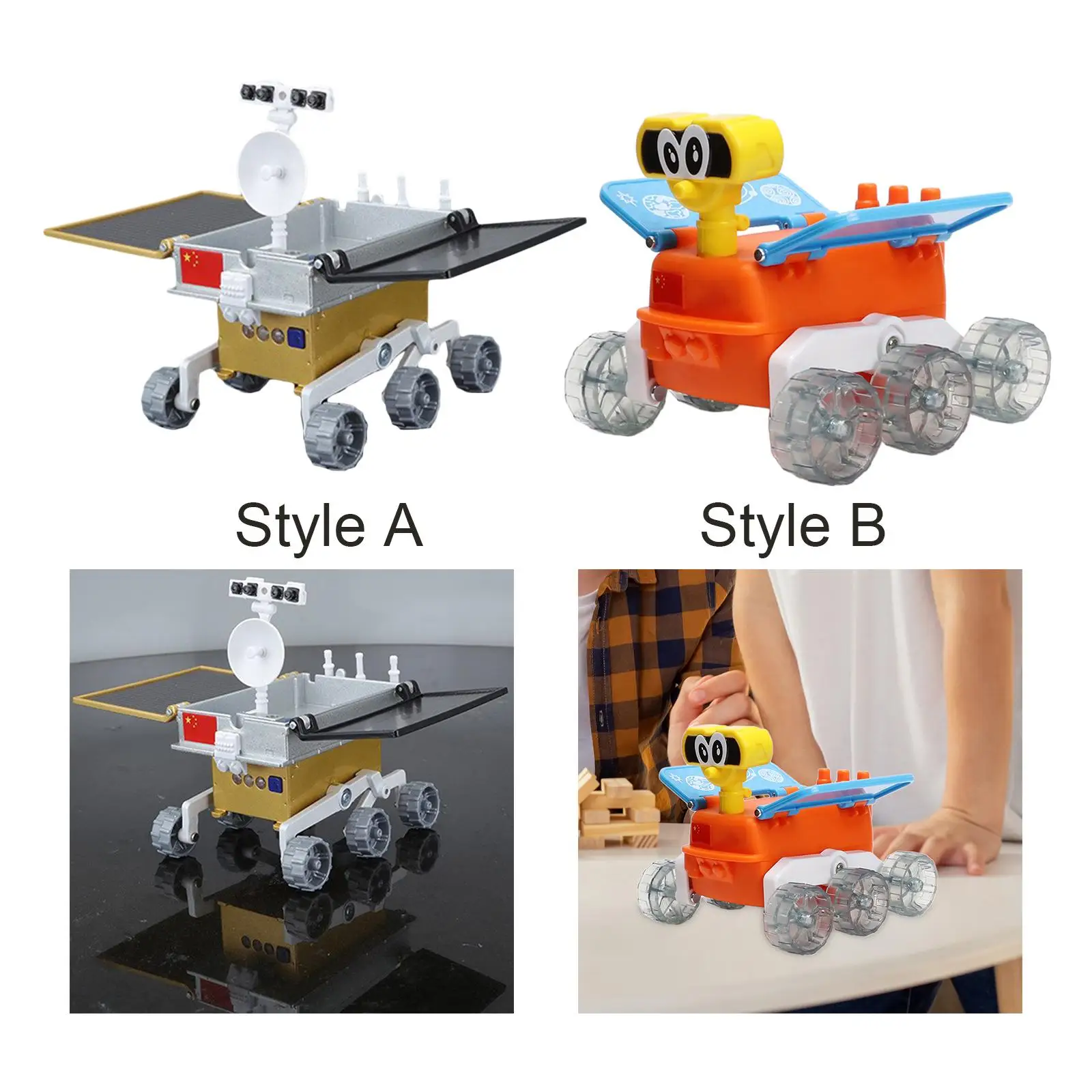 Lunar Rover 3D Model Simulation Space Rover Toys for Adults Children Kids