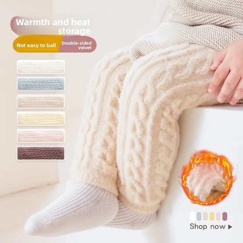 Baby Knee Warmers: Thickened over-knee leg sleeves—cozy,fall-proof winter gear for newborns &toddlers,keeping little legs toasty