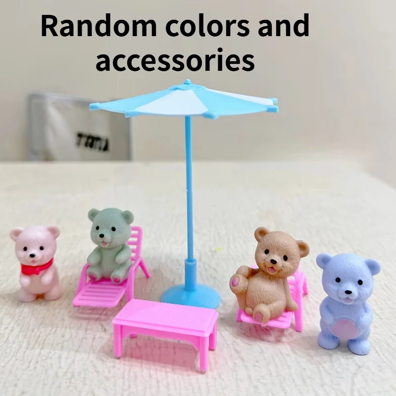 Casita de juegos con osos de peluche - Juguetes educativos para niños - imagen 5