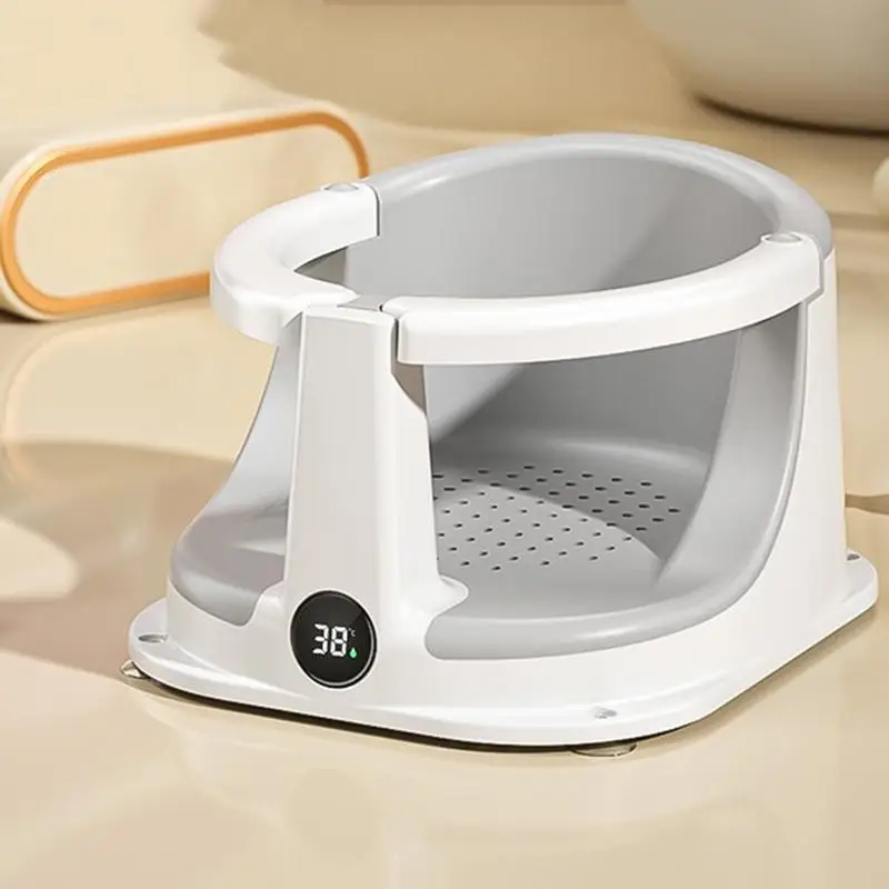 Asiento de baño antideslizante para bebés con sensor de temperatura - imagen 3