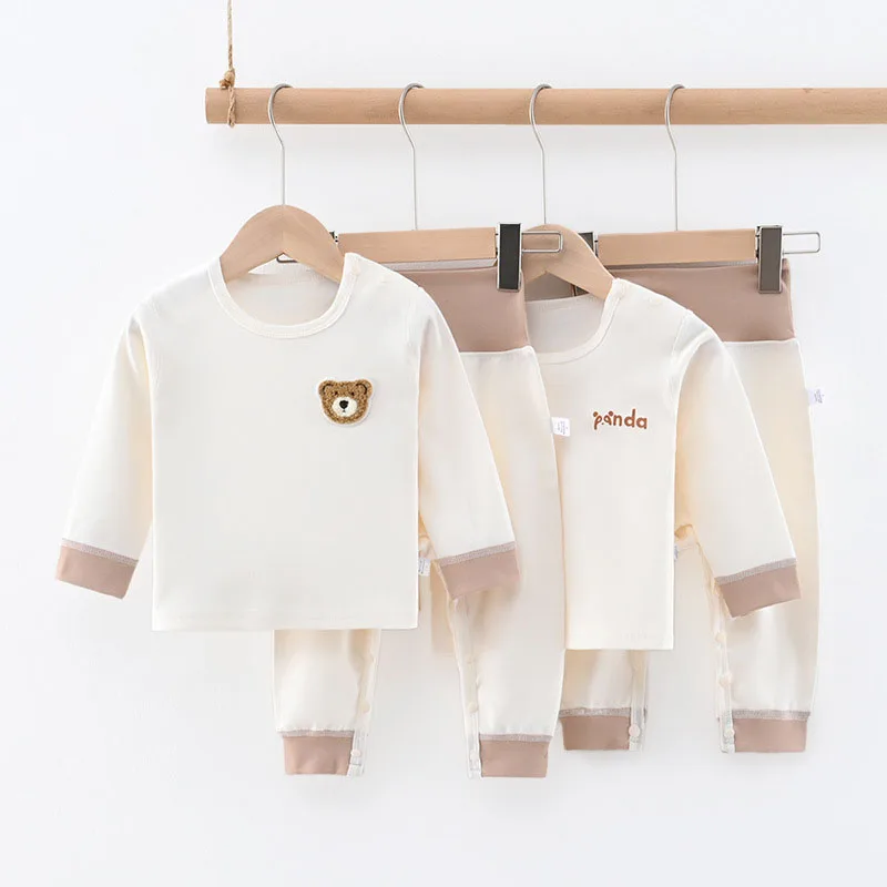 MILANCEL Pijamas para bebé de 0 a 2 años con camiseta y pantalón - imagen 3