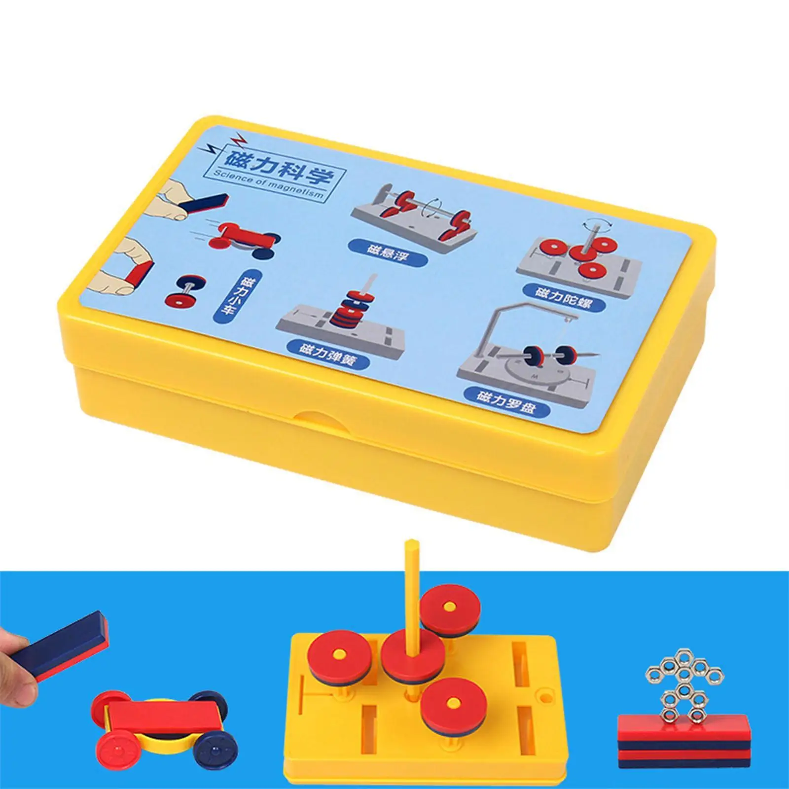 Junior Science Magnetism Set Science Lab Experiment Birthday Gift 