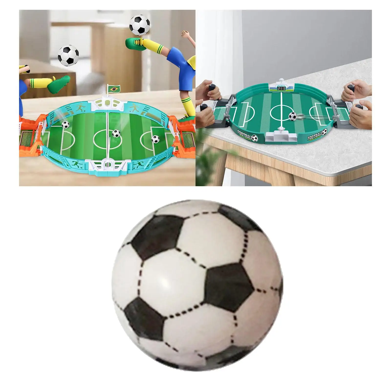 5 Table Soccer Ball Accessories Black Large multicolor Large