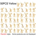 50PCS Yellow