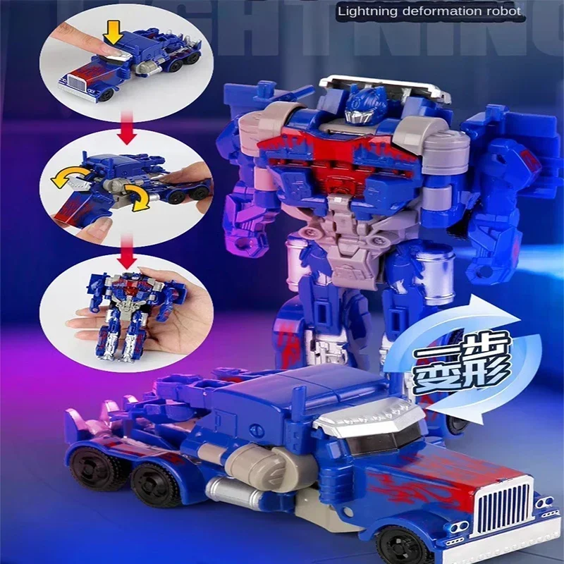 Coche robot transformable – Juguete estilo anime para niños - imagen 4