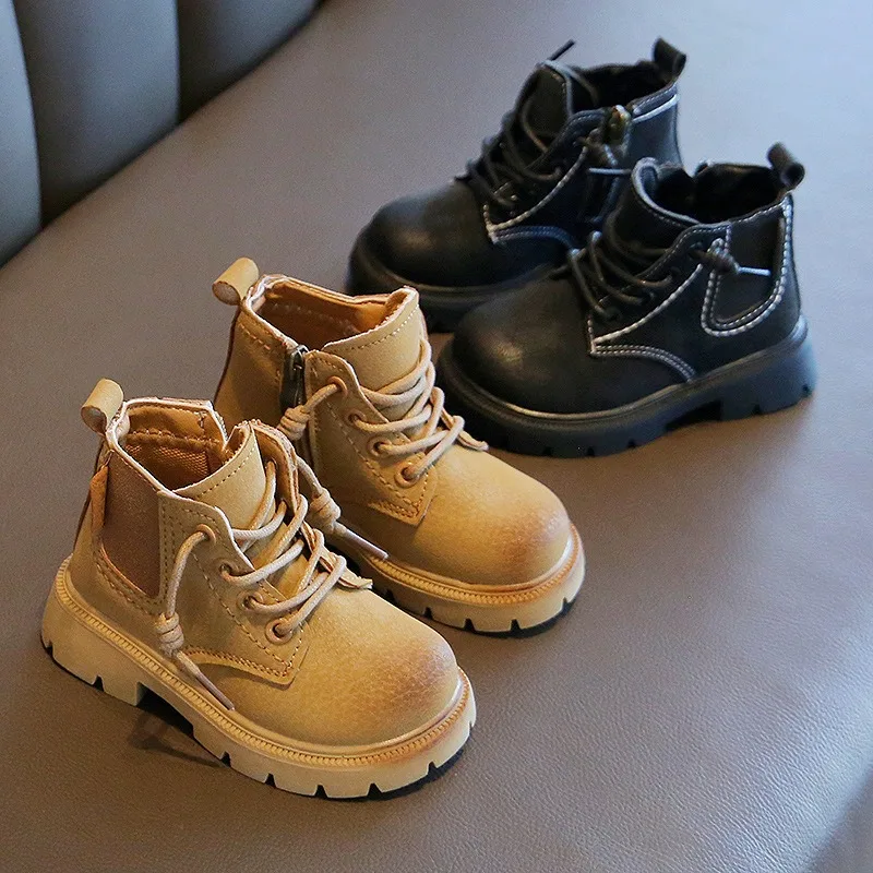 Botines clásicos de invierno para niña – Estilo británico