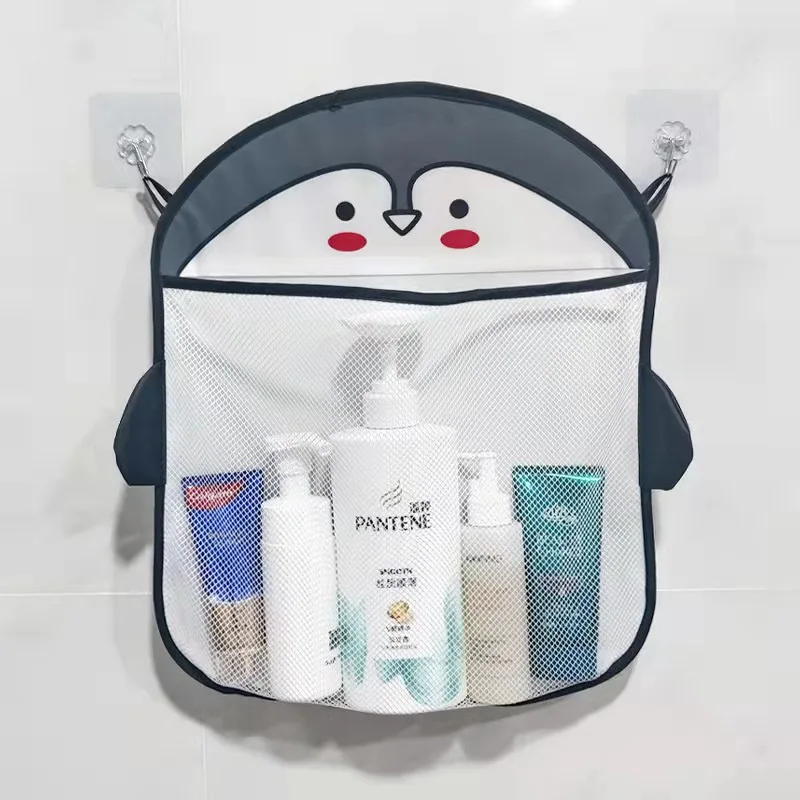 Organizador colgante para baño con motivos animales – Cesta de juguetes - imagen 3