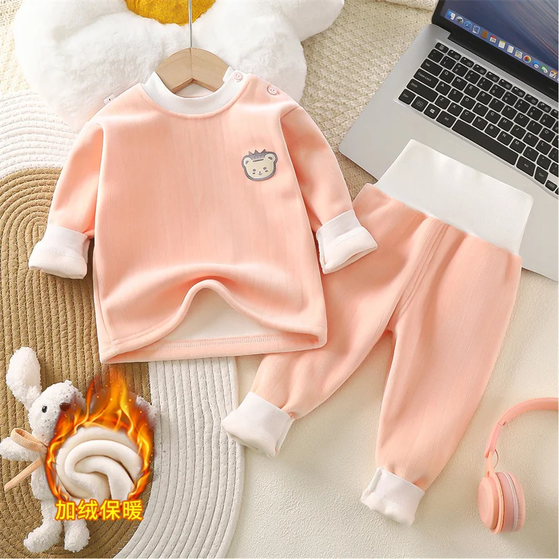 Ropa interior térmica de terciopelo para niños - imagen 5