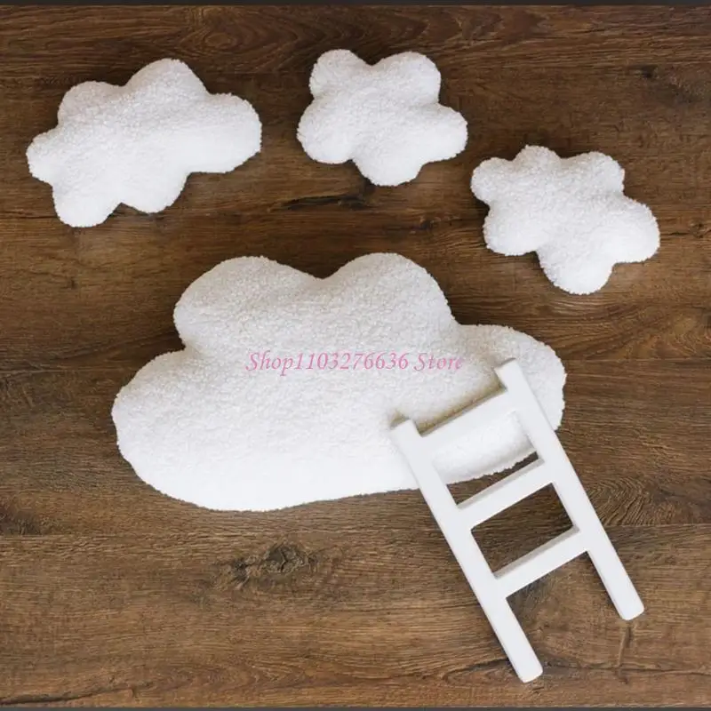 Juego accesorios fotografía bebé diseño nube y escalera casa/estudio - imagen 5