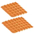 Brick red S shape
