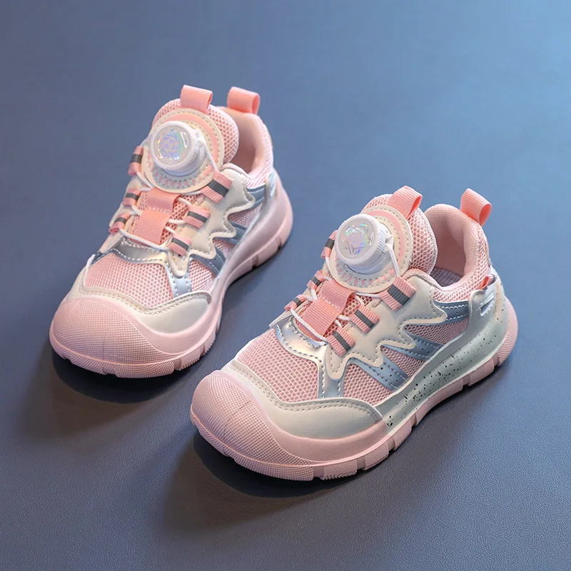 Zapatillas de deporte de primavera, nueva moda, zapatos sencillos para niña, comodidad, suela suave, antideslizantes, zapatos para niño, zapatillas deportivas informales ligeras y transpirables - imagen 3