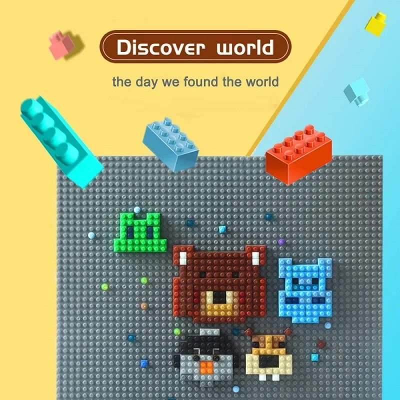 Placa Base 32*32*16*16 puntos bloque de construcción DIY ciudad tráfico camino figuras juguetes de construcción ladrillos placas Base de plástico para niños - imagen 5