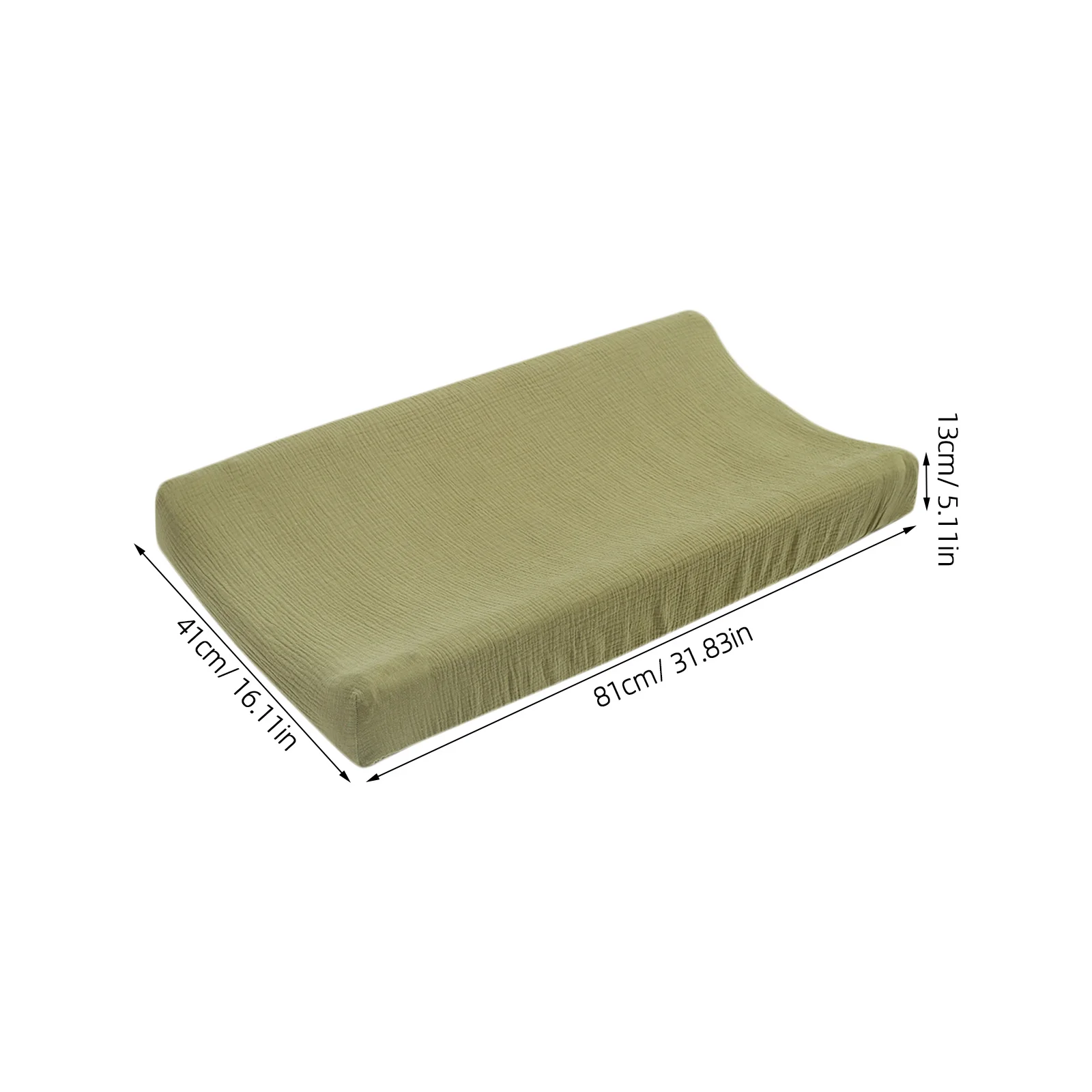 Funda para cambiador de bebé de algodón y muselina, cambiador suave lavable extraíble, sábana para cambiar pañales, sábanas de algodón para niños - imagen 3