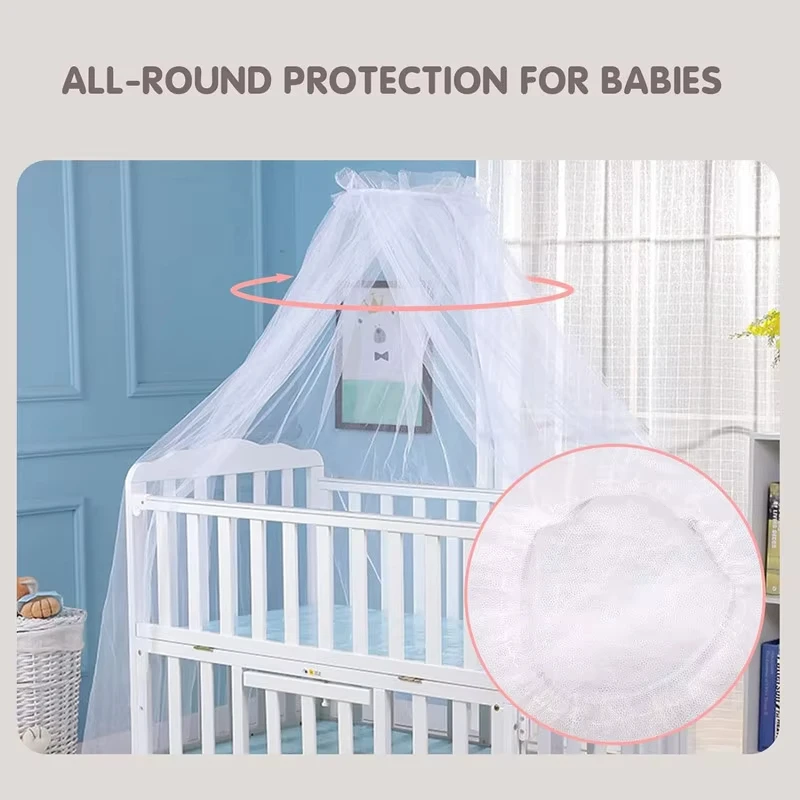 Mosquitera para cuna plegable recién nacido antimosquitos - imagen 4