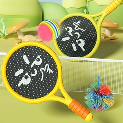 Raqueta infantil elástica – Tenis y bádminton para niños de 3 a 5 años