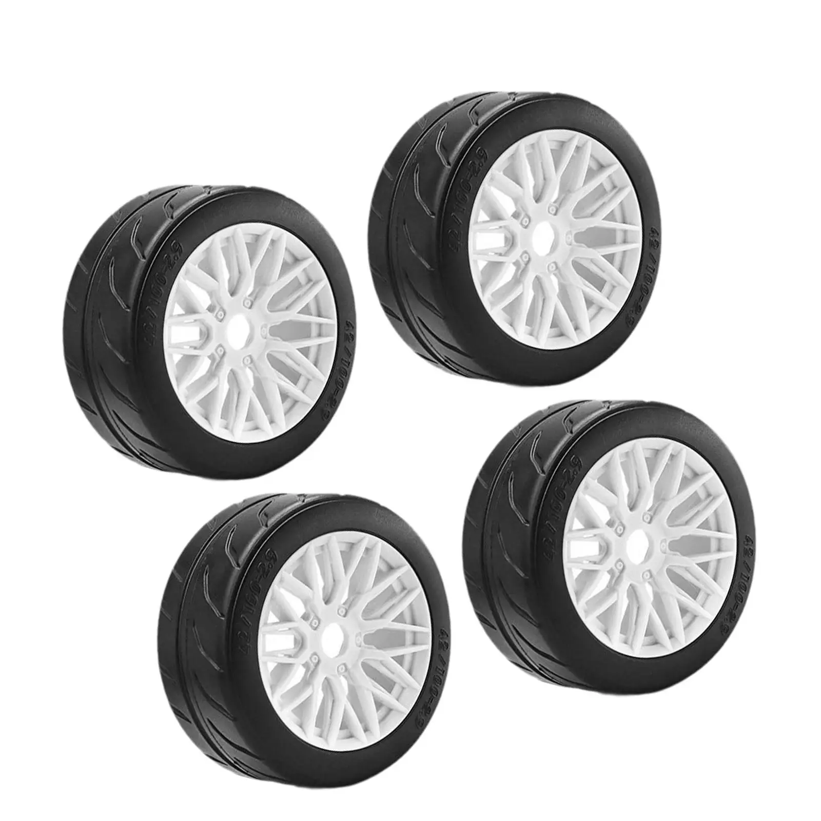 4Pcs 1/8 RC Car Tires Modification RC Race Wheel Short Course Truck Truck