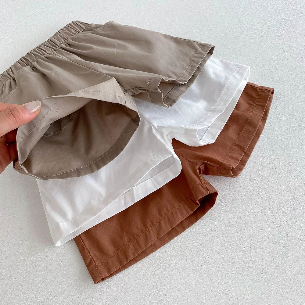 Pantalones cortos de algodón para bebé – Estilo vintage
