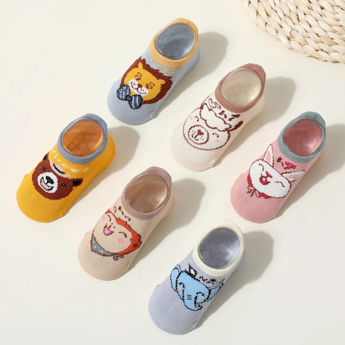 Calcetines antideslizantes de algodón con dibujos para bebés de 0 a 5 años - imagen 5