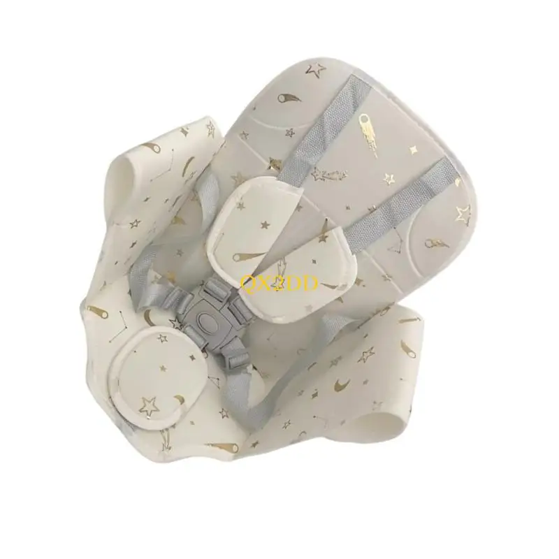 QX2D Cojín multiusos para asiento con respaldo alto para bebé, arnés seguridad puntos, cojín asiento Compatible - imagen 4