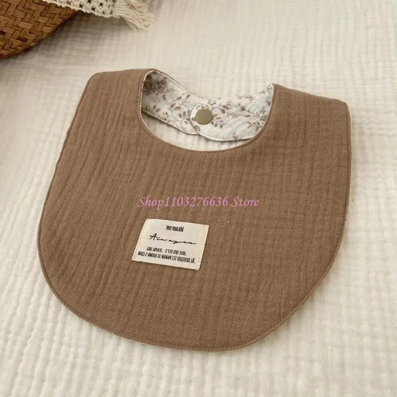 Toalla Saliva R6FD, Baberos para alimentar, babero suave y transpirable, delantal para babear, paños para eructar algodón - imagen 2