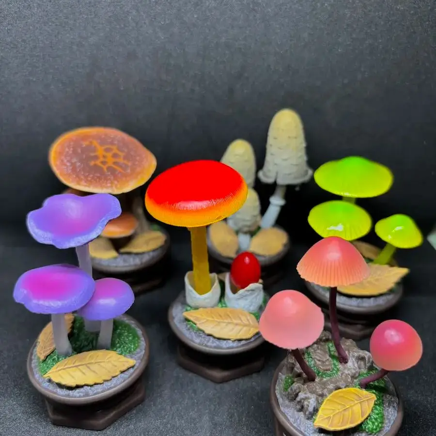 Qualia figuras 3D de hongos coleccionables con enciclopedia visual - imagen 4