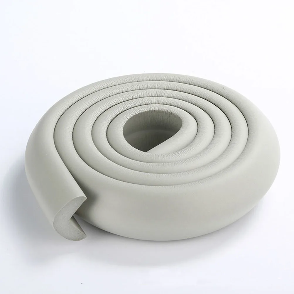 Protector de esquina antigolpes blanco grueso en forma de L de 2M para borde de mesa tira de protección de seguridad para bebés protector de esquina de seguridad para bebés - imagen 3