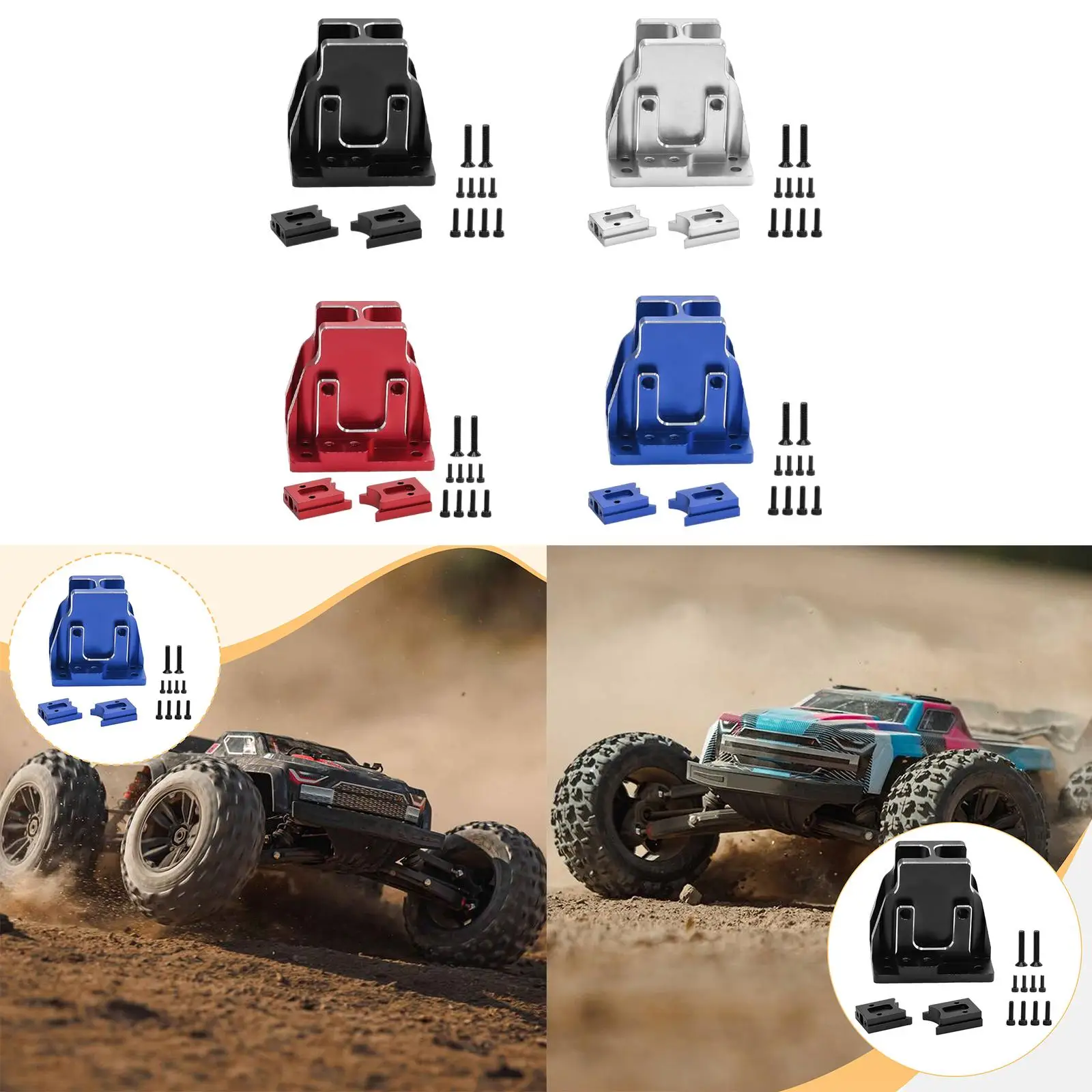 Reemplazo de la cubierta del soporte del diferencial central, piezas de coche RC para Arrma 1: 8 V6 Professional - imagen 4