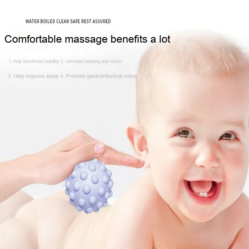 Juguete de baño de masaje suave para bebé, Bola de agarre, Enseñanza Temprana, entrenamiento táctil, juego de agua para Baño - imagen 4