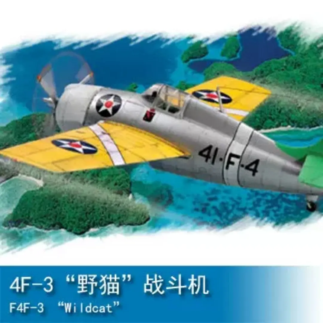 Trumpeter F4F-3 Wildcat maqueta de avión caza plástico para niños - imagen 4