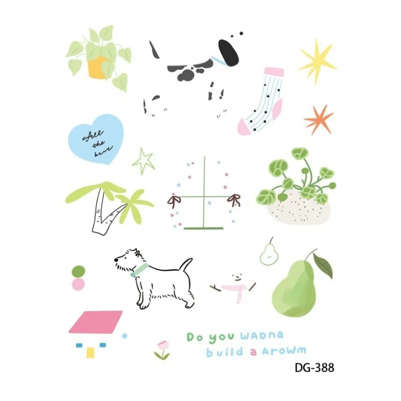 Pegatinas decorativas de perro con manchas de primavera - imagen 3